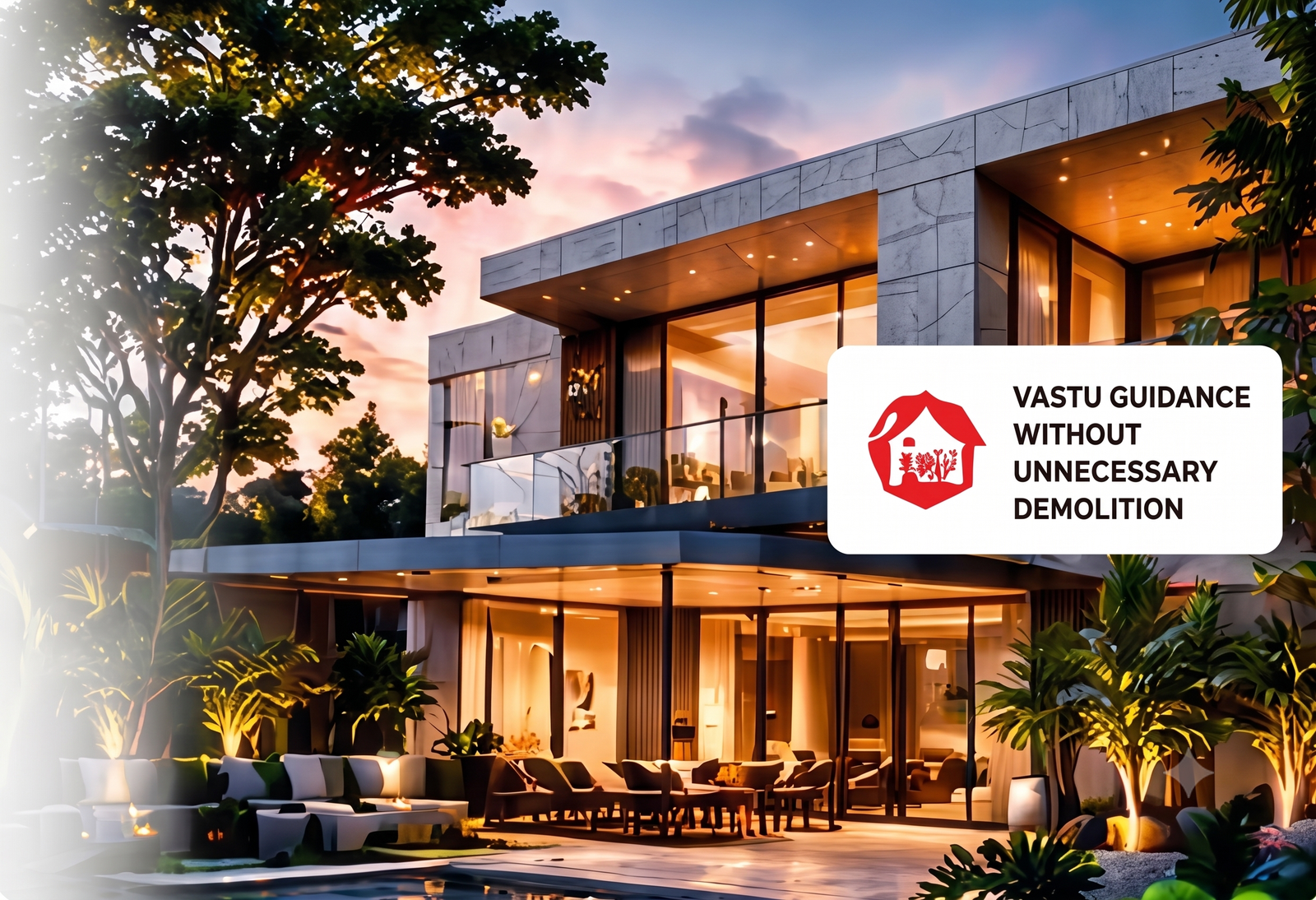 Modern home exterior